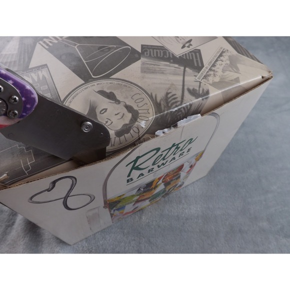 Retro Barware Ice Bucket Vintage 2003 New (other) Cocktails Multicolor Party Fun - Picture 4 of 16